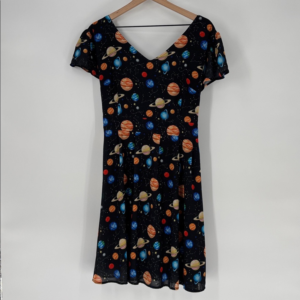 LA Soul Solar System Space Dress orbit xl